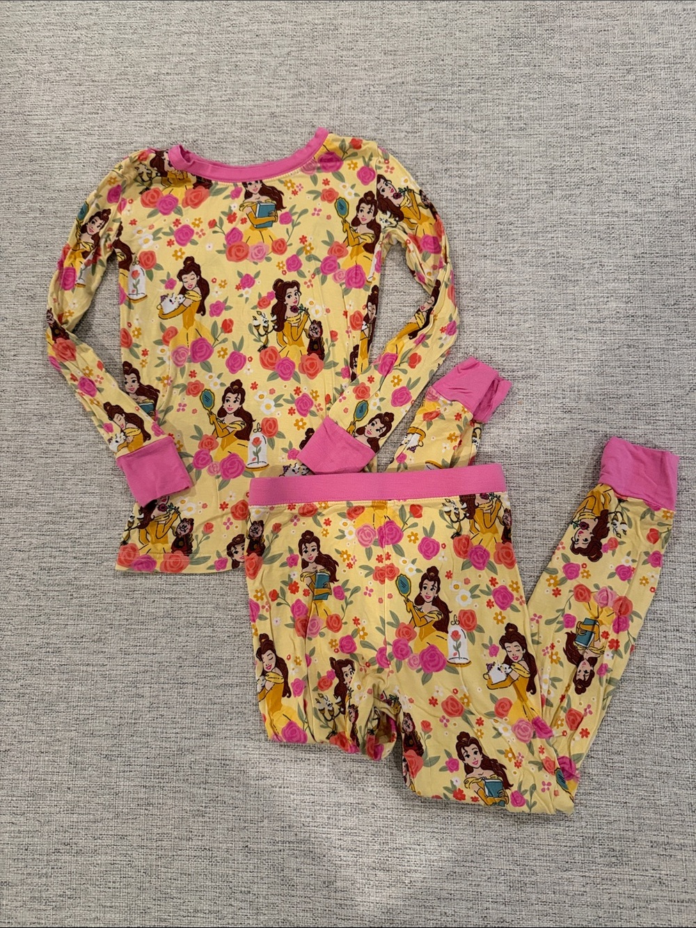 Little Sleepies Disney Belle Pajama Set